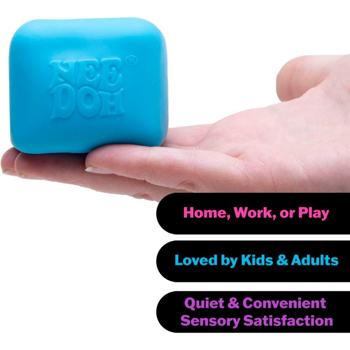 NeeDoh Nice Cube Glow – Glows in the Dark – Assorted - Image 4